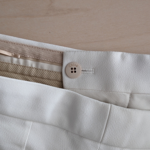 Chloe Designer White Pants 34 - Picture 6 of 8
